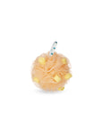 Balmy Soap-Infused Bath Pouf with Mango & Pineapple Fragrance - Dermatologically Tested & Health - Exfoliator
