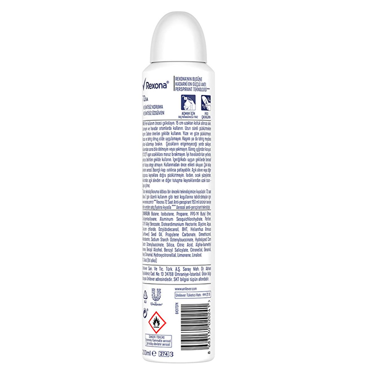Rexona Women's Deodorant Spray - 72-Hour Antiperspirant Protection, Invisible Black + White, 200ml Rexona 72-Hour Deodorant Spray for Women - Invisible Black + White Rexona Women's Deodorant Spray, 72-hour antiperspirant protection, Invisible Black + White Deodorant, Long-lasting deodorant for women, Antiperspirant deodorant spray, Women's personal care, Active lifestyle products, Long-lasting freshness, Confidence booster, Clothing-friendly deodorant, Cost-effective personal care
