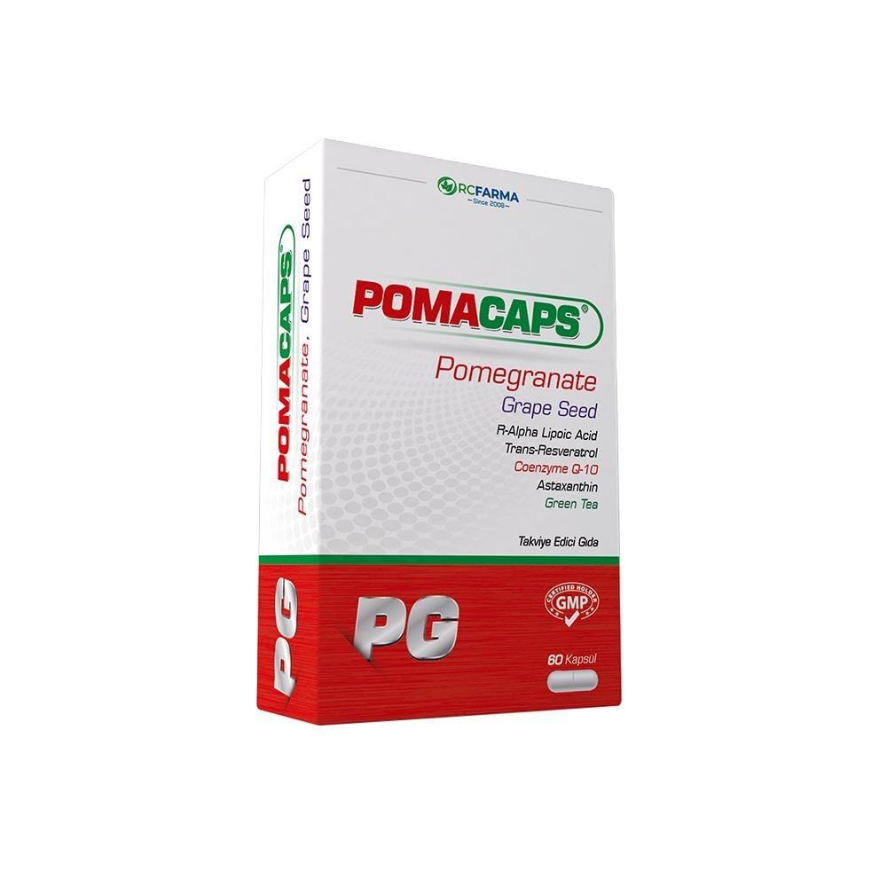 Pomacaps Pomegranate Seed Oil Supplement - 60 Capsules