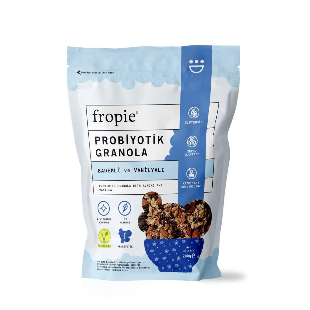 Fropie Almond & Vanilla Probiotic Granola 200g