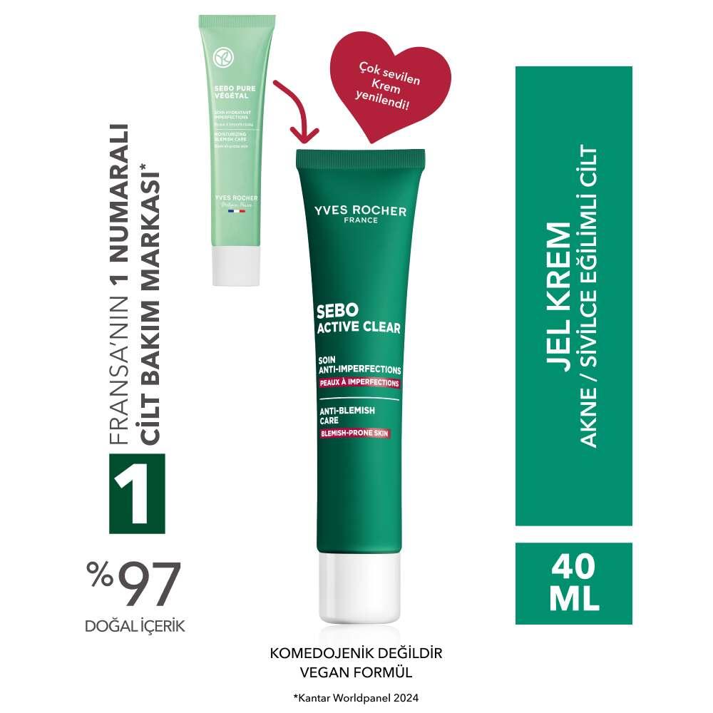 Sebo Active Clear Botanik Kompleks Cream with Succinic Acid 50ml