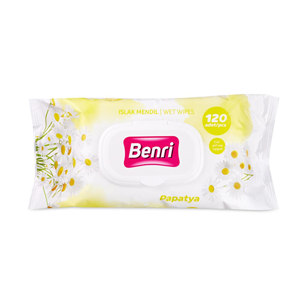 Benri Gentle Baby Wipes with Aloe Vera - 120 Count, Soft & Safe for Sensitive Skin - view 2
