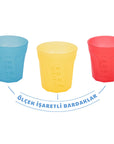 Mycey BPA-Free Baby Cups, 3-Piece Mini Set for Infants Aged 4+ Months - Safe, Easy-to-Handle Feeding Accessories - Baby Care