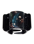 Linziclip Midi Forest Leaf Black Hair Clip for Secure Hold