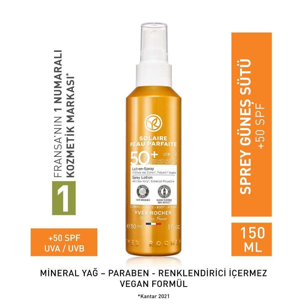 Solaire Peau Parfaite Sunscreen Spray SPF 50+ - UVA/UVB Protection, Moisturizing & Non-Sticky Solaire Peau Parfaite Sunscreen Spray SPF 50+ - Protect & Moisturize Sunscreen Spray, SPF 50+, UVA/UVB Protection, Moisturizing Sunscreen, Non-sticky Sunscreen, Outdoor Protection, Beach Essentials, Skin Care, Sun Protection, SPF 50 Plus, Solaire Peau Parfaite, Sun Spray, Skin Protection, Moisturizing, Non-greasy, Pleasant Fragrance, Daily Sun Care, Outdoor Enthusiasts, Beachgoers, Skin Hydration