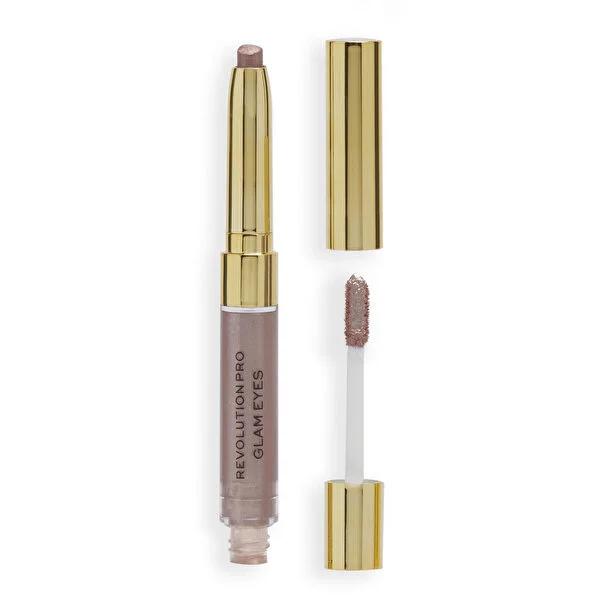 Revolution Pro Glam Eyeshadow Duo: Mesmerize - Creamy & Glittery, Vegan, Cruelty-Free, High Pigment - Easy Blend Eyeshadow Revolution Pro Eyeshadow Duo: Glitter & Creamy - Vegan Glam! eyeshadow duo, glitter eyeshadow, creamy eyeshadow pencil, vegan eyeshadow, cruelty-free eyeshadow, high pigment eyeshadow, easy to blend eyeshadow, 2 in 1 eyeshadow, glam eyeshadow, Revolution Pro eyeshadow, eyeshadow, glitter, creamy, pencil, vegan, cruelty-free, high pigment, easy to blend, 2 in 1, glam, makeup, eye makeup,
