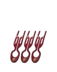 Fiona Franchimon Nº1 HAIRPIN Ruby Red Hairpin 3-Pack