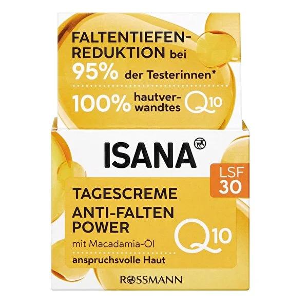 Isana Anti-Aging Day Cream Q10 - Moisturizing & Anti-Wrinkle Cream with SPF30 - 1.69 fl oz Isana Q10 Anti-Aging Day Cream - SPF30 Moisturizer anti-aging day cream, SPF30 moisturizer, wrinkle reduction cream, anti-oxidant skincare, Macadamia oil face cream, skincare, moisturizer, anti-aging, face cream, Isana, Q10, anti-wrinkle, sun protection, nourishing skincare, youthful skin, radiant skin, smooth skin