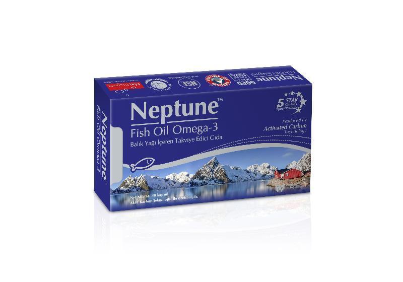 Neptune Omega-3 Fish Oil Capsules - Heart Health Supplement for Health-Conscious Individuals - 30 - Vitamin & Supplement