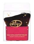Eklips Contour Brush: Short Angled Makeup Brush for Flawless Face Sculpting - Achieve Natural, Smooth Definition Effortlessly Eklips Contour Brush: Achieve Flawless Face Sculpting Contour brush, Makeup brush, Contouring brush, Angled contour brush, Short contour brush, Face sculpting brush, Makeup application tool, Cosmetic brush, Best contour brush, Eklips contour brush, face brush, blush brush, makeup, cosmetics, beauty, face sculpting, contouring, makeup enthusiasts, defined facial features, precise make