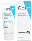 CeraVe SA Renewing Foot Cream - Exfoliates Dry, Cracked Feet with Salicylic Acid, Moisturizes, Fragrance-Free, Hypoallergenic - 88ml (2.96 fl oz) CeraVe SA Foot Cream: Renew Dry, Cracked Feet - Salicylic Acid CeraVe foot cream, SA renewing foot cream, salicylic acid foot cream, dry cracked feet treatment, foot moisturizer for dry skin, fragrance-free foot cream, hypoallergenic foot cream, foot cream for rough feet, exfoliating foot cream, foot cream, foot care, dry feet, cracked feet, rough feet, salicylic