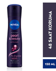 Nivea Pearl & Beauty Deodorant Spray for Women - 48 Hour Protection, Alcohol-Free, Dermatologically Tested Nivea Pearl & Beauty Deodorant Spray - 48 Hour Protection Nivea Pearl & Beauty Deodorant Spray, Women's Deodorant, 48-hour Deodorant Protection, Alcohol-Free Deodorant, Dermatologically Tested Deodorant, Deodorant Spray, Women's Personal Care, Long Lasting Deodorant, Fresh Fragrance Deodorant, Anti-Perspirant Deodorant, Sensitive Skin Deodorant