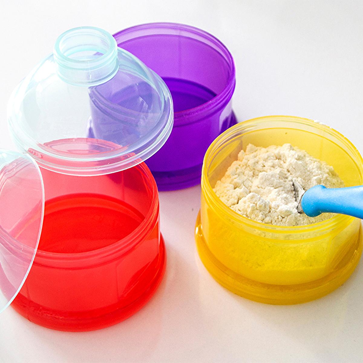 Babyjem 3-Compartment Baby Food Container - BPA-Free, Sterilizable, Portable Babyjem 3-Compartment Baby Food Container - BPA-Free baby food container, baby powder milk storage, BPA-free baby products, sterilizable baby accessories, portable baby feeding solutions, baby care, baby feeding, baby storage, baby products, baby essentials