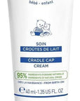 Mustela Cradle Cap Cream 40ml - Natural, Vegan, Dermatologically Tested Baby Hair Care Solution - Baby Care