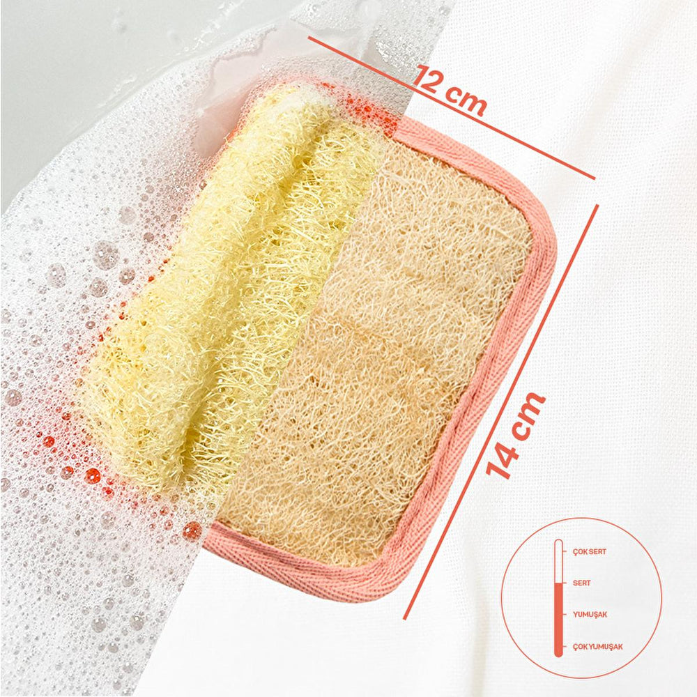 Balmy Nektari Soap-Filled Loofah Bath Sponge: Natural Exfoliating Loofah with Nectarine & Lemongrass - Deep Cleansing, Skin Renewal Balmy Nektari Soap Loofah: Exfoliating Bath Sponge - Natural Cleanse bath loofah, soap filled loofah, natural exfoliating loofah, nectarine lemongrass soap, natural bath soap, exfoliating bath sponge, deep cleansing loofah, Balmy Nektari, bath scrubber, skin renewal, bath sponge, exfoliating sponge, natural soap, loofah, body scrub, shower, cleansing, exfoliation, skincare, per
