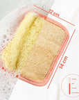 Balmy Nektari Soap-Filled Loofah Bath Sponge: Natural Exfoliating Loofah with Nectarine & Lemongrass - Deep Cleansing, Skin Renewal Balmy Nektari Soap Loofah: Exfoliating Bath Sponge - Natural Cleanse bath loofah, soap filled loofah, natural exfoliating loofah, nectarine lemongrass soap, natural bath soap, exfoliating bath sponge, deep cleansing loofah, Balmy Nektari, bath scrubber, skin renewal, bath sponge, exfoliating sponge, natural soap, loofah, body scrub, shower, cleansing, exfoliation, skincare, per