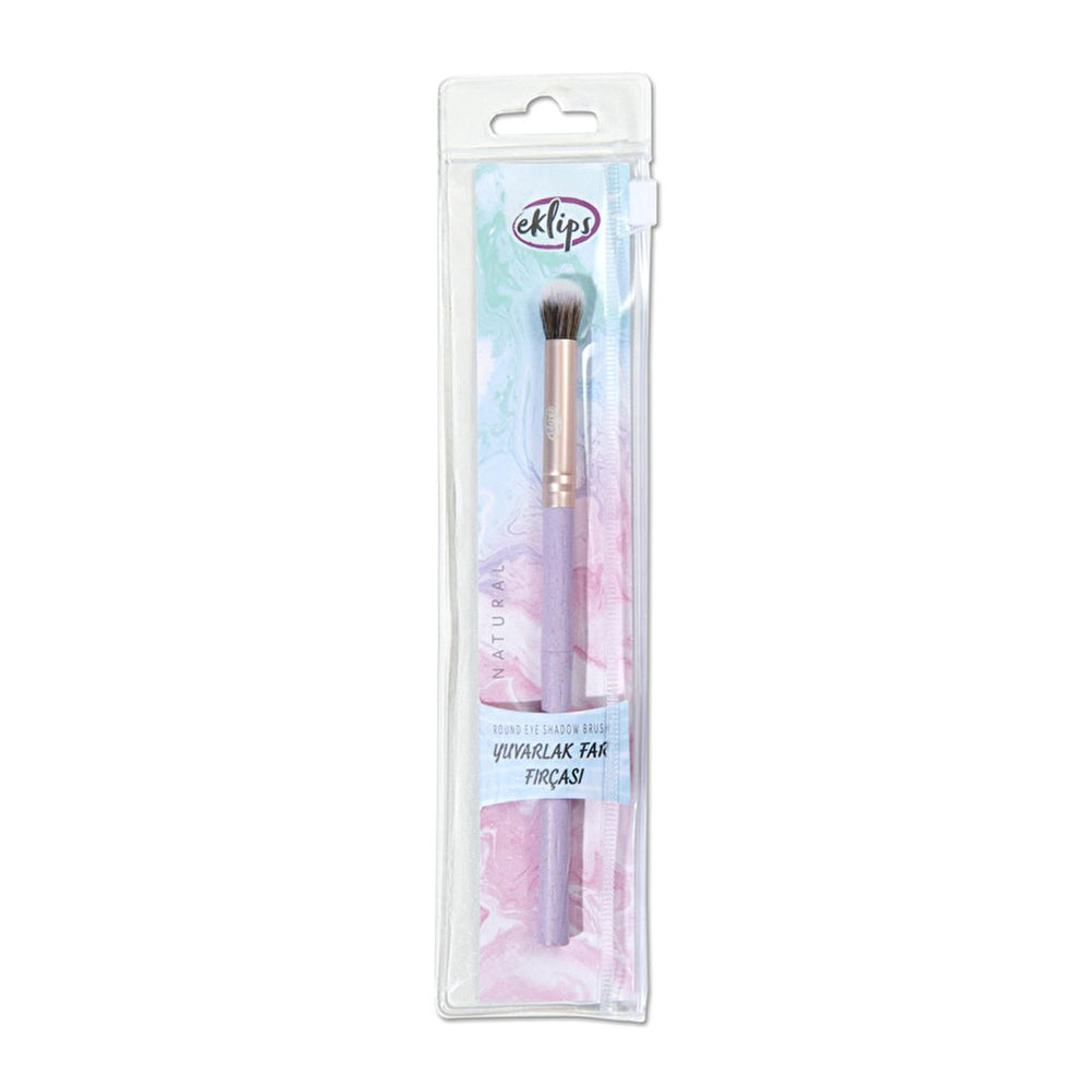 Eklips Natural Yuvarlak Far Fırçası - High-Quality Makeup Brush for Smooth Eyeshadow Application - Eyeshadow