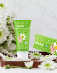 rocs baby toothpaste tube, chamomile extract baby toothpaste R.O.C.S Baby Toothpaste - Chamomile Extract | 35ml ROCS Baby Toothpaste - Chamomile Extract | 35ml baby-toothpaste, infant-care, rocs, chamomile, teething, oral-hygiene, natural-ingredients, parenting, toddler-toothcare, ai-generated