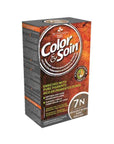 Color&Soin 7N Hazelnut Blond Hair Dye - Nourishing Blond Hair Color with Conditioner - Conditioner