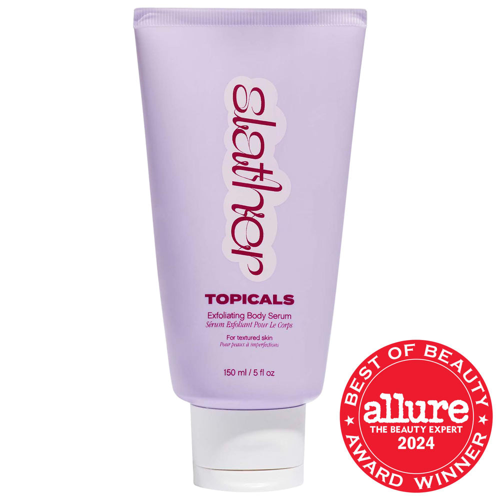 Slather Exfoliating Body Serum with Retinol and AHAs - Vegan, Cruelty-Free Body Moisturizer for Dry Skin Slather Exfoliating Body Serum - Vegan Retinol Moisturizer Exfoliating Body Serum, Retinol Body Moisturizer, AHAs Body Serum, Vegan Skincare, Cruelty-Free Body Care, Body Moisturizers, Dry Skin Solutions, Uneven Texture Fix, Blemish Control, Lightweight Moisturizer, Non-comedogenic Products, Recyclable Packaging, Skincare for Sensitive Skin, Body Serum for Dryness