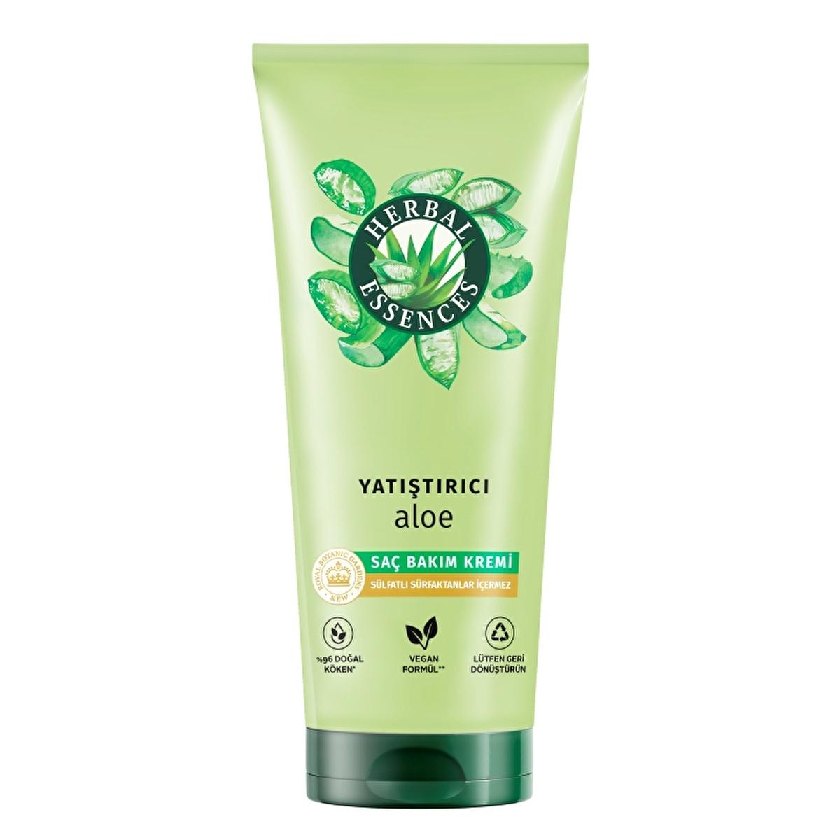 Herbal Essences Soothing Aloe Hair Care Cream - Vegan Conditioner for Dry Hair, 8.45 fl oz Herbal Essences Soothing Aloe Hair Cream - Vegan & Natural herbal hair care, soothing aloe hair cream, vegan conditioner, natural hair moisturizer, jasmine scented hair product, hair care for dry hair, cruelty-free hair products, leave-in conditioner, natural ingredients hair care, hair moisturizer, Hydrating hair cream