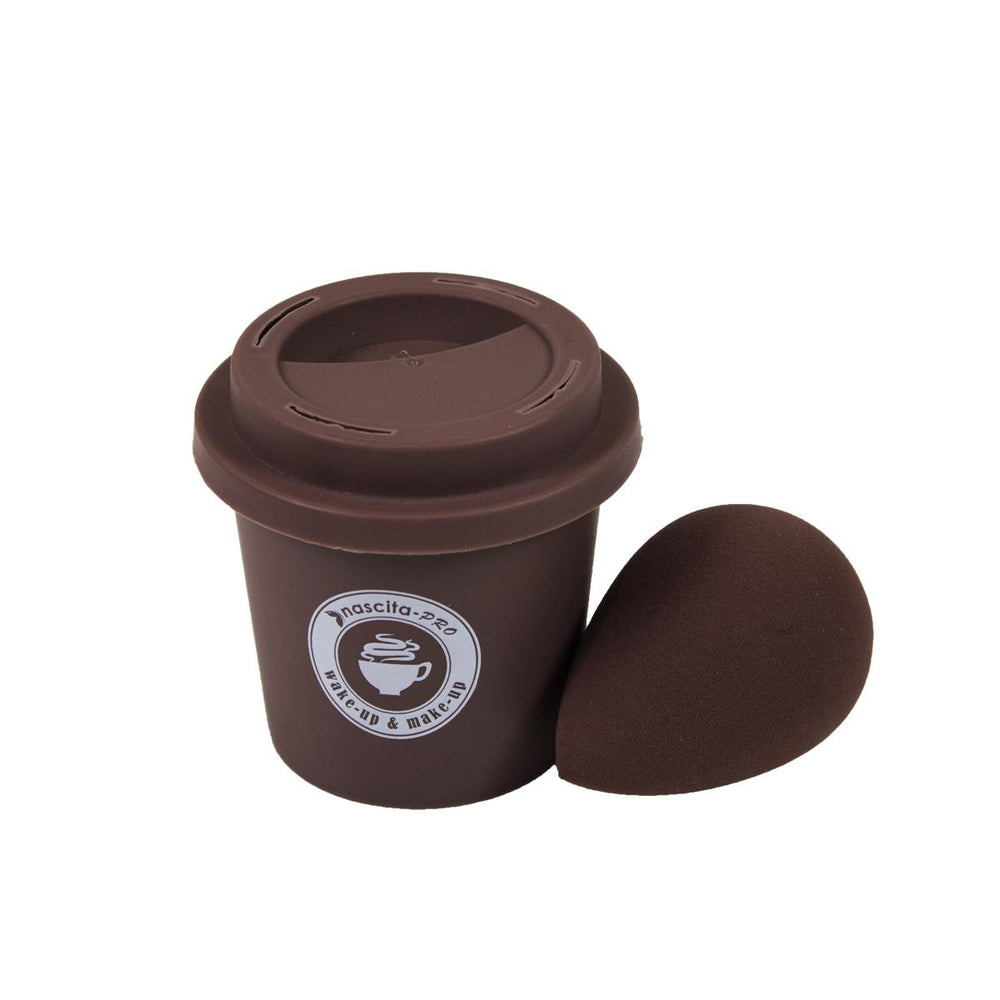 Nascita Makeup Sponge with Portable Container for Easy Application & Storage - Hair Accessories