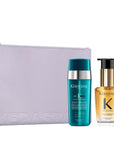 Kérastase Damaged Hair Care Set with White Flat Bag 2-Piece