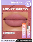 Sheglam Dynamatte Boom Matte Lipstick in Rule Breaker