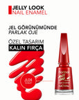 Flormar Scarlet Jelly Nail Polish: High Shine, Gel Effect, Long Lasting, Intense Pigment - Red Jelly Polish Flormar Scarlet Jelly Nail Polish: Gel Effect, High Shine Jelly nail polish, Gel effect nail polish, High shine nail polish, Long lasting nail polish, Pigmented nail polish, Scarlet nail polish, Red jelly nail polish, Glossy nail polish, Flormar nail polish, Quick dry nail polish, Nail polish, Nail color, Scarlet, Red, Jelly polish, Gel polish, High shine, Long lasting, Pigmented, Flormar, Quick dry,