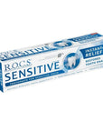 ROCS Sensitive Instant Relief Toothpaste for Sensitive Teeth - Gentle, Fluoride-Free, 2.54 fl oz ROCS Sensitive Toothpaste - Relief for Sensitive Teeth sensitive toothpaste, fluoride-free toothpaste, gentle toothpaste, tooth sensitivity relief, ROCS Sensitive toothpaste, oral care, sensitive teeth solution, toothpaste for adults, gentle oral care, remineralizing toothpaste