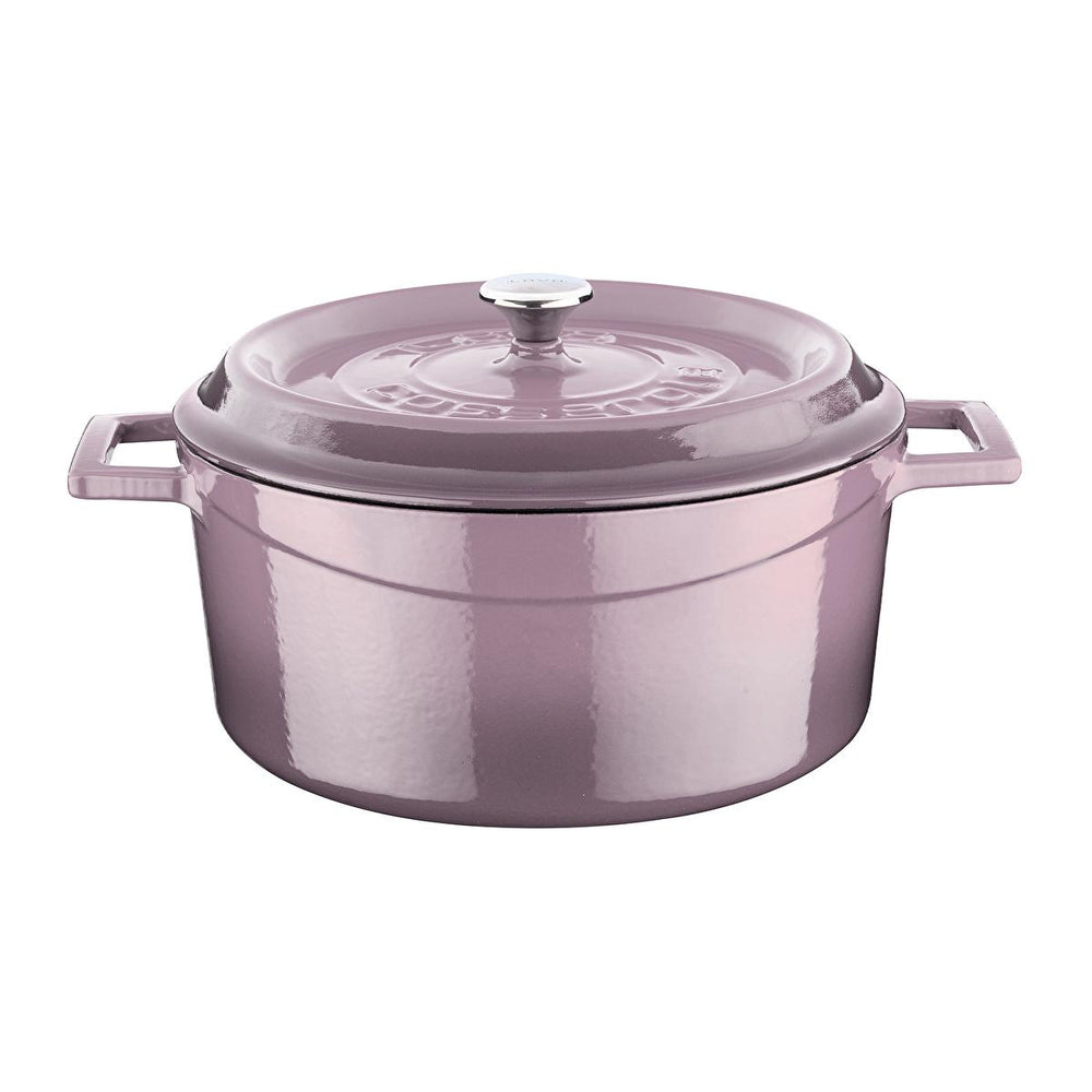 Lava Mor Cast Iron Cookware - 24cm Round Enameled Pot with Lid, Durable & Oven-Safe Lava Mor 24cm Cast Iron Cookware - Durable & Oven Safe cast iron cookware, enameled cast iron pot, round cookware, oven-safe cookware, heavy-duty kitchen tools, durable cookware, traditional cooking, stovetop to oven, cast iron pot, Lava Mor cookware