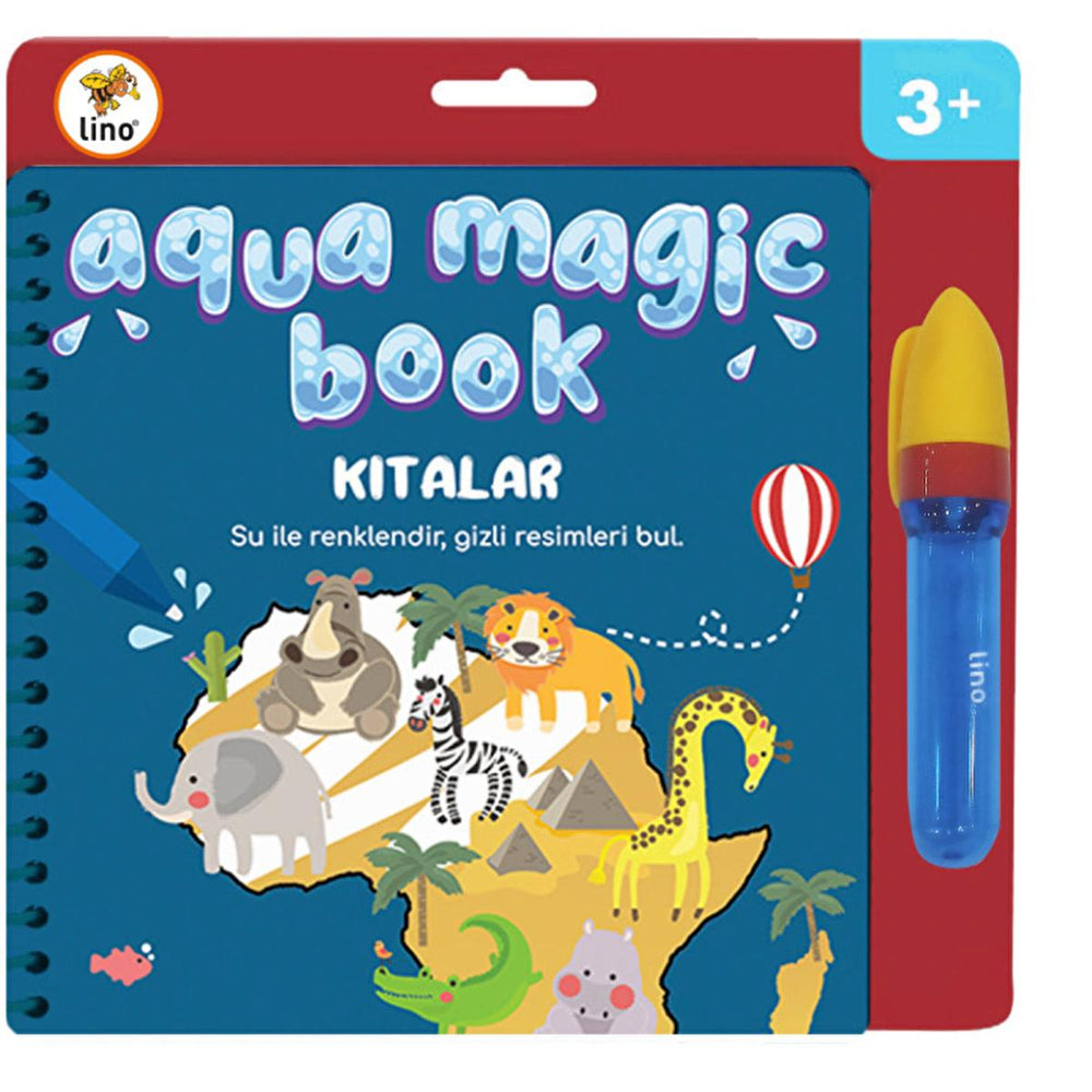 Lino Magic Coloring Book - Reusable Water-Based Art for Kids, Educational & Fun - view 2