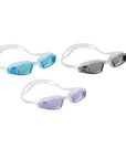 Intex Swimming Goggles for Youth - Polycarbonate Lens, Assorted Colors, Durable Swim Eye Protection - Clear Underwater Vision Intex Swimming Goggles - Clear Vision & Eye Protection Swimming goggles, Youth swimming goggles, Intex goggles, Polycarbonate lens goggles, Colored swim goggles, Swimming eye protection, Goggles for swimming, Goggles for kids, Durable swimming goggles, swim goggles, eye protection, polycarbonate lens, colored lens, durable lens, Intex, assorted colors, swimming, pool, beach, water sp