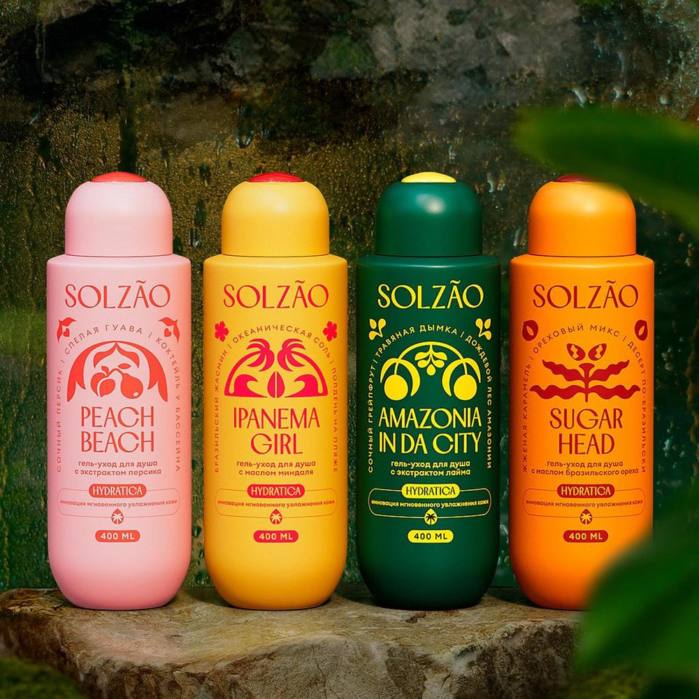 Solzao Sugar Head Shower Gel with Sweet Scent 400 ml