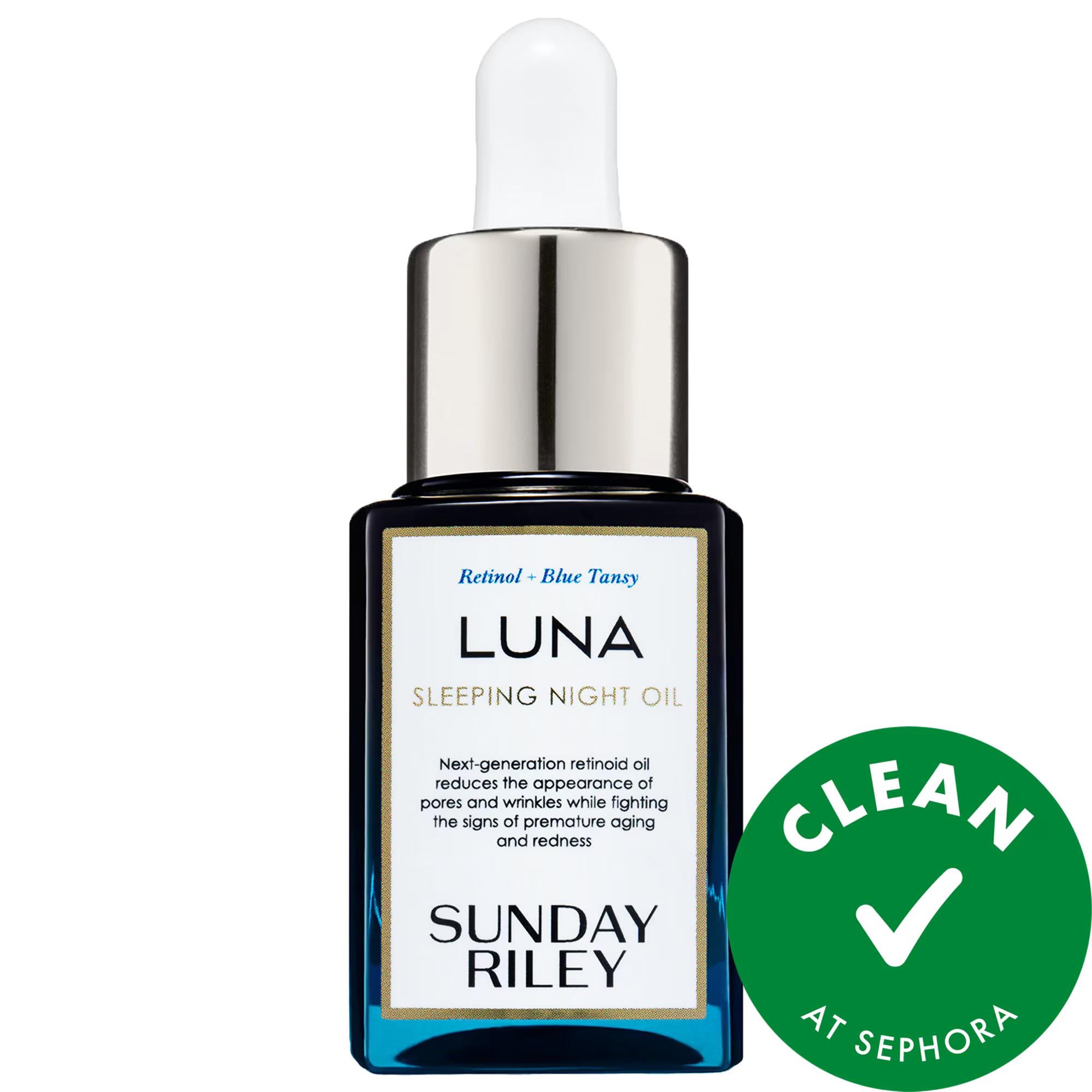 Luna Sleeping Retinoid Night Oil - Gentle Anti-Aging Skincare for Fine Lines, Wrinkles, and Redness Luna Retinoid Night Oil - Gentle Anti-Aging Skincare retinoid night oil, anti-aging skincare, gentle retinol product, clean beauty skincare, vegan skincare products, fine lines and wrinkles, skin redness, pores, normal skin, dry skin, combination skin, oily skin, skincare routine, anti-aging, skincare concerns