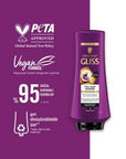 Gliss Full Hair Wonder: Anti Hair Loss Cream - Biotin & Collagen Hair Strengthening, Volumizing Conditioner Treatment (12.17 fl oz) Gliss Anti Hair Loss Cream: Volumizing & Strengthening Treatment Hair loss conditioner, Anti hair loss cream, Hair strengthening treatment, Volumizing hair conditioner, Biotin hair treatment, Collagen hair conditioner, Hair thickening conditioner, Hair Conditioner, Hair Fall, Hair Growth, Biotin, Collagen, Herbal Proteins, Vitamin Complex, Thinning Hair, Hair repair, Damaged Ha