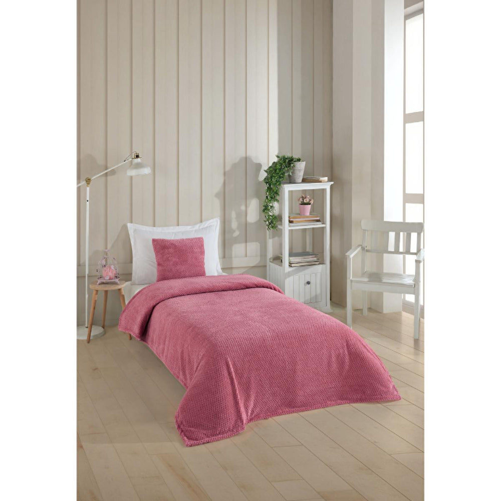 Wondel Soft Rose Pink Baby Blanket - 100% Polycotton, 35.43 x 43.31 inches - Baby Care