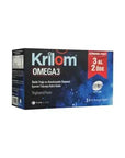 Krilom Omega-3 Dietary Supplement with Astaxanthin - Fish Oil Capsules for Heart Health Support - image 3
