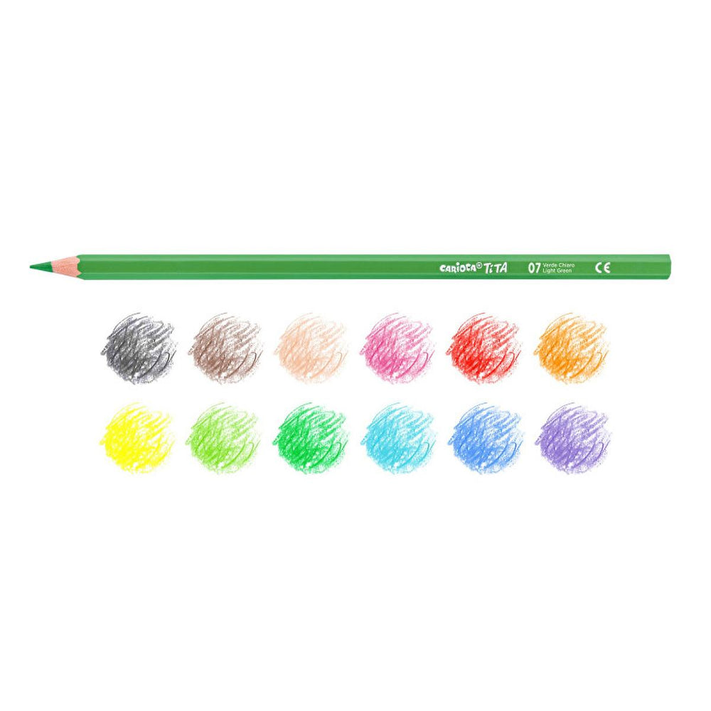 Carioca Tita Dry Paint Markers 12-Pack - Vibrant, Durable, and Safe for Kids - view 2