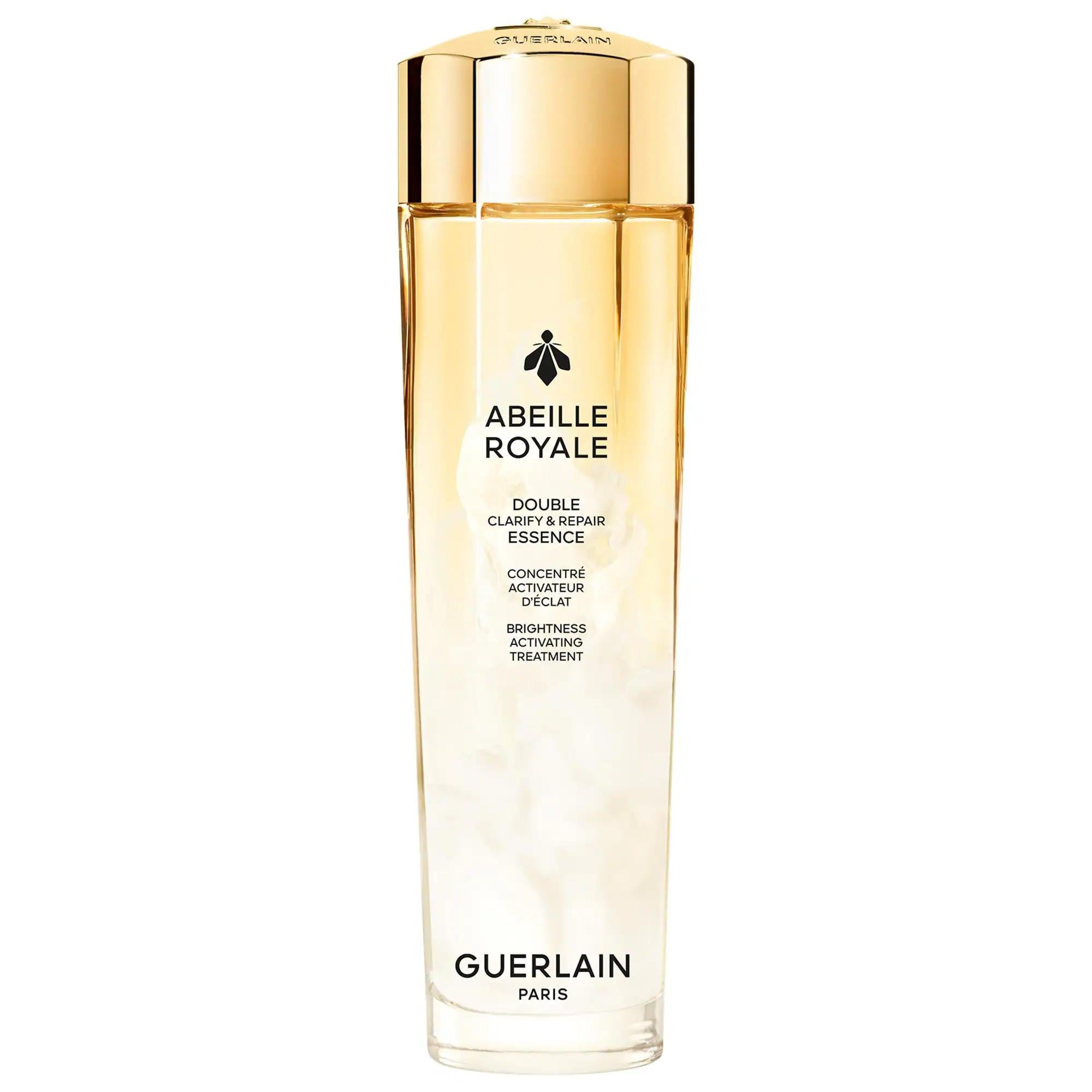 Guerlain Abeille Royale Double Clarify & Repair Essence - Natural Anti-Aging Skincare Essence for Brightening, Hydration, and Fine Lines Reduction Guerlain Abeille Royale Essence - Natural Anti-Aging Skincare Skincare Essence, Natural Skincare, Anti-Aging Skincare, Brightening Skincare, Cruelty-Free Beauty Products, Skincare for Dark Spots, Fine Lines and Wrinkles Reduction, Hydrating Skincare, Natural Ingredients, Guerlain, Abeille Royale, Double Clarify & Repair Essence