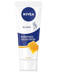 Nivea Moisturizing Hand Cream - Protective Rose Scented Formula for Dry Hands Nivea Hand Cream for Dry Hands - Moisturizing & Protective Nivea hand cream, moisturizing hand cream, protective hand cream, rose scented hand cream, dermatologically tested hand cream, dry hand solution, long-lasting hydration, non-greasy moisturizer, hand care, skin protection, cosmetic, personal care, beauty product, Nivea Koruyucu El Bakım Kremi