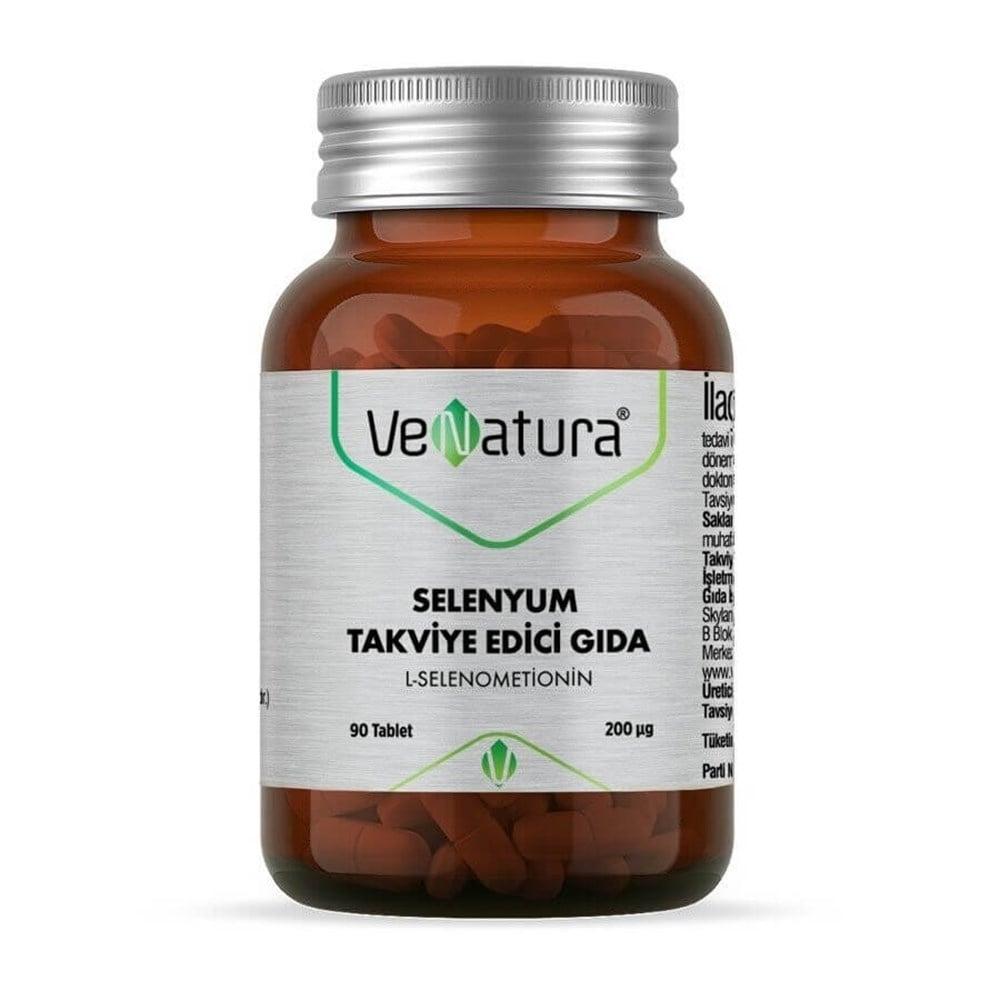 VeNatura Selenium 200 mg Dietary Supplement - 90 Tablets for Immune Support and Antioxidant Benefits VeNatura Selenium 200mg - Immune Support Supplement Selenium supplement, Dietary selenium, VeNatura Selenyum, Selenium tablets, Adult nutritional supplements, Immune system support, Antioxidant benefits, Health supplements, Nutritional supplements, Dietary support