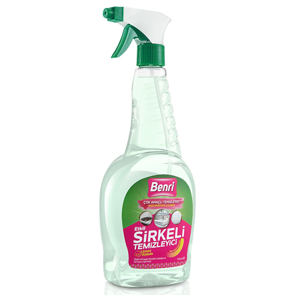 Benri Multipurpose Vinegar Cleaner 750ml - Chemical-Free, Eco-Friendly Household Cleaner - view 2