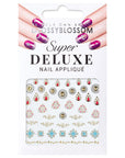 Glossy Blossom Jewel Box Ancient Secret Nail Stickers