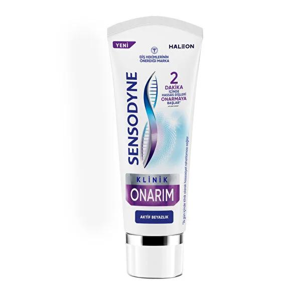 Sensodyne Clinical Repair Active Whitening Toothpaste: Repairs Sensitive Teeth, Whitens, & Relieves Sensitivity - Advanced Novamin Formula Sensodyne Clinical Repair: Whitening Toothpaste for Sensitive Teeth Sensodyne toothpaste, sensitive teeth toothpaste, whitening toothpaste, tooth repair toothpaste, toothpaste for sensitive gums, active whitening toothpaste, Novamin toothpaste, clinical repair toothpaste, relief from tooth sensitivity, teeth whitening, sensitive teeth, tooth whitening, enamel repair, gum