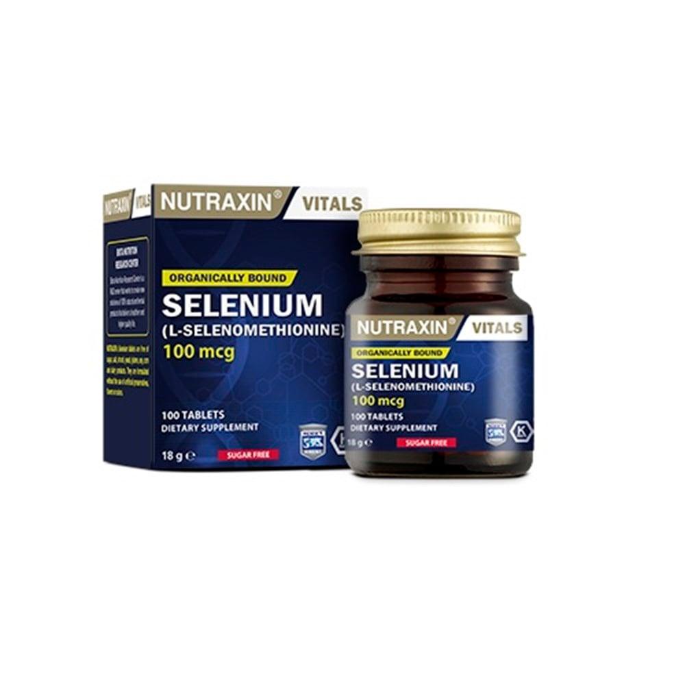 Nutraxin Selenium 100 mcg Dietary Supplement - 100 Tablets for Adult Health Support Nutraxin Selenium 100 mcg - Selenium Dietary Supplement Selenium supplement, Dietary supplement, Nutraxin Selenium, 100 mcg Selenium tablets, Adult health supplements, Health-conscious individuals, Dietary supplements, Selenium tablets, Health support, Antioxidant support, Immune function support