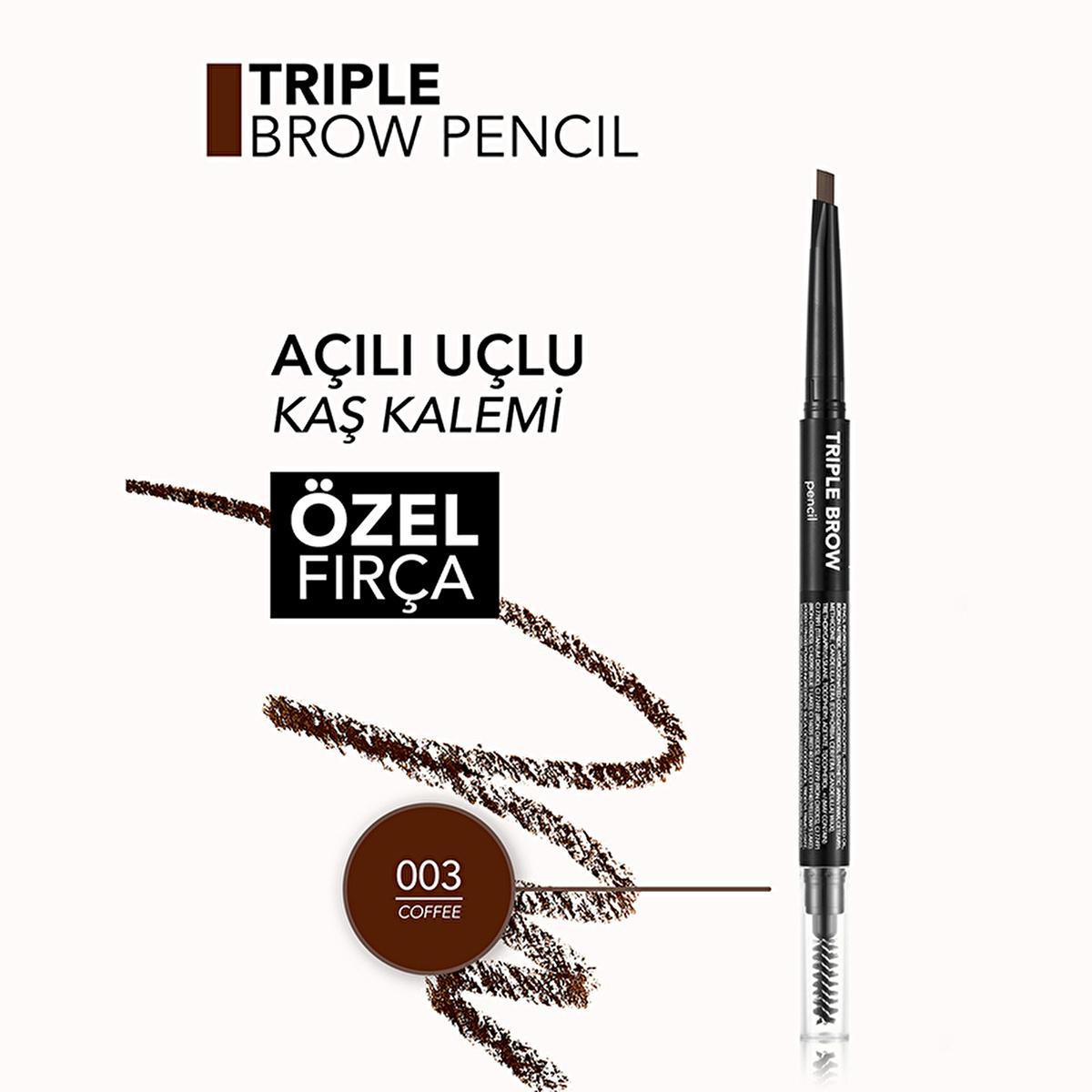 Flormar Triple Brow Fırça ve Pudra Başlıklı Kaş Kalemi - Multi-Functional Eyebrow Cosmetic for Natural Look Flormar Triple Brow - Multi-Functional Eyebrow Cosmetic eyebrow cosmetic, multi-functional eyebrow product, eyebrow pencil, eyebrow powder, eyebrow brush, Flormar Triple Brow, natural eyebrow look, long-lasting eyebrow makeup, beauty essentials, makeup for beginners, grooming products, cosmetic products, beauty tools, makeup accessories