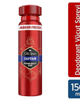 Old Spice Captain Men's Deodorant Spray - Long Lasting Protection & Fresh Scent Old Spice Captain Deodorant Spray - Long Lasting Freshness Old Spice Captain Deodorant, Men's Deodorant Spray, Long-lasting Deodorant, Male Personal Hygiene Products, Antiperspirant Deodorant Spray, Deodorant for Men, Fresh Scent, Confidence Boosting Deodorant, Active Lifestyle Deodorant, 5.07 fl oz Deodorant