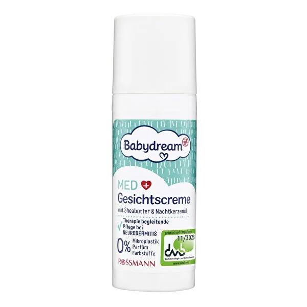 Babydream Med Baby Face Cream - Natural, Fragrance-Free, Vegan & Dermatologically Tested - 1.69 fl oz Babydream Med Baby Face Cream - Natural & Fragrance-Free baby face cream, natural baby skincare, fragrance-free baby products, vegan baby care, dermatologically tested baby cream, shea butter baby cream, evening primrose oil benefits, sunflower oil for skin, gentle baby skincare, sensitive skin baby products, vegan skincare, natural baby products, baby skincare routine