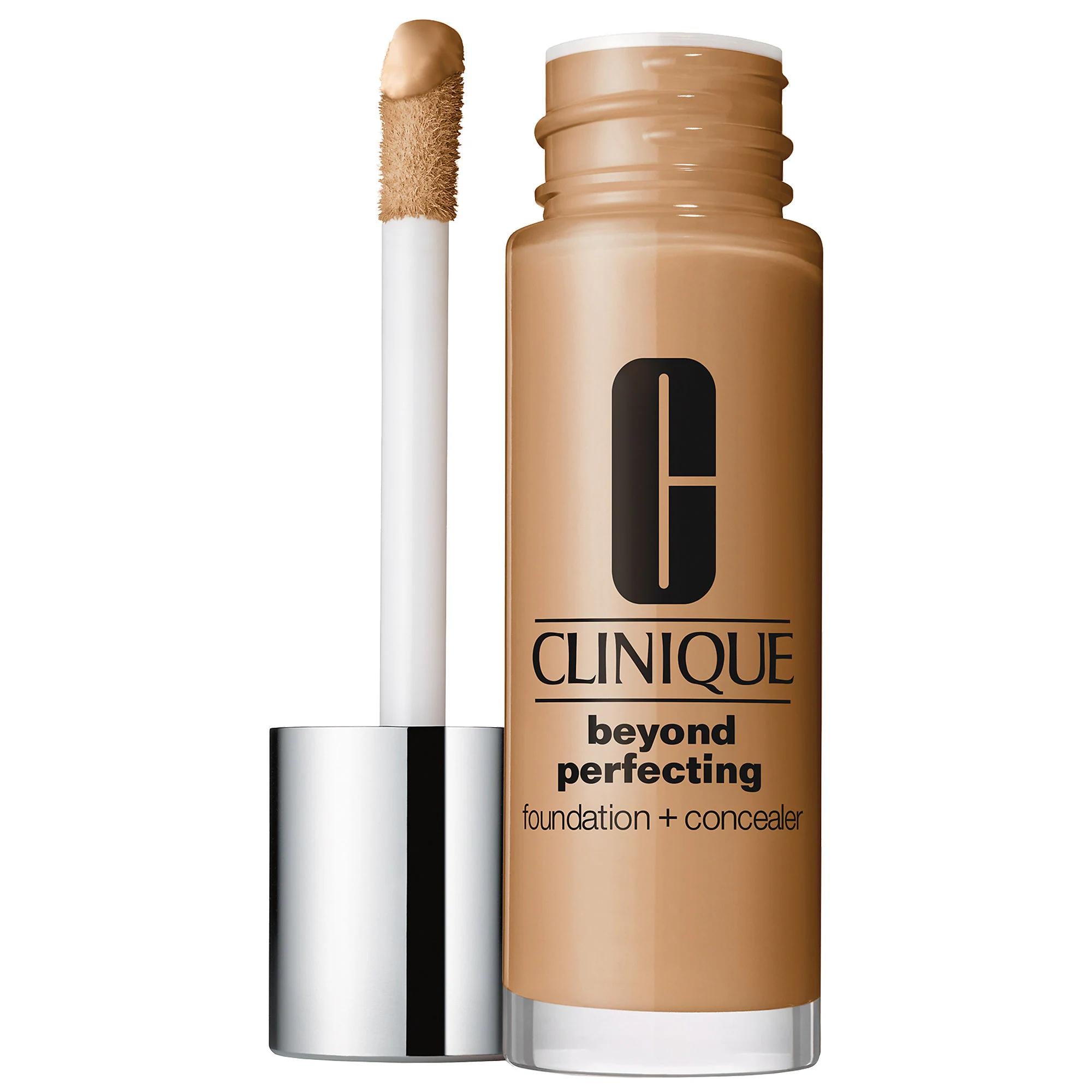Clinique Beyond Perfecting Foundation + Concealer - Long-Lasting, Oil-Free, Full-Coverage Makeup for All Skin Types Clinique Beyond Perfecting Foundation + Concealer - Long-Lasting Full Coverage long-lasting foundation, oil-free concealer, full-coverage makeup, moisturizing foundation, sweat-resistant makeup, Clinique, foundation and concealer, makeup for all skin types, 24-hour wear, natural matte finish, cream formulation, fragrance-free, paraben-free, phthalate-free